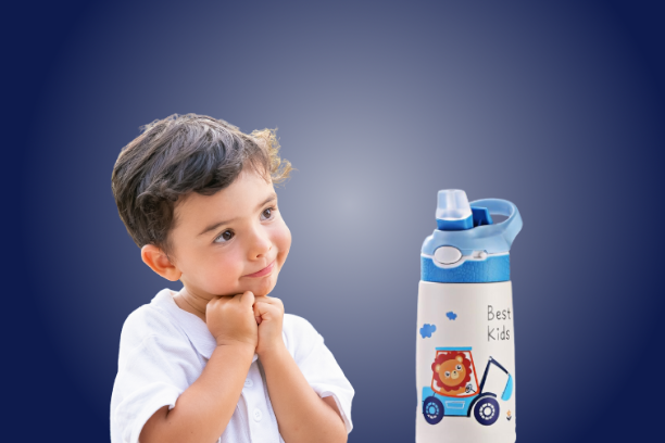 image_with_text_kids_water_bottle_banner_boy