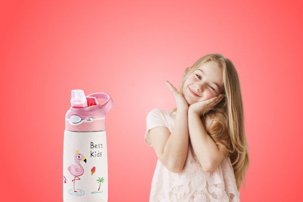 image_with_text_kids_water_bottle_banner_girl